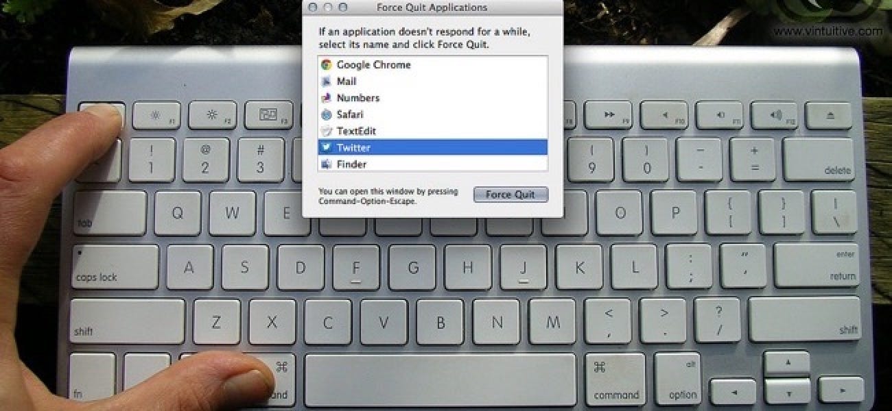 whats the control key on mac for testout